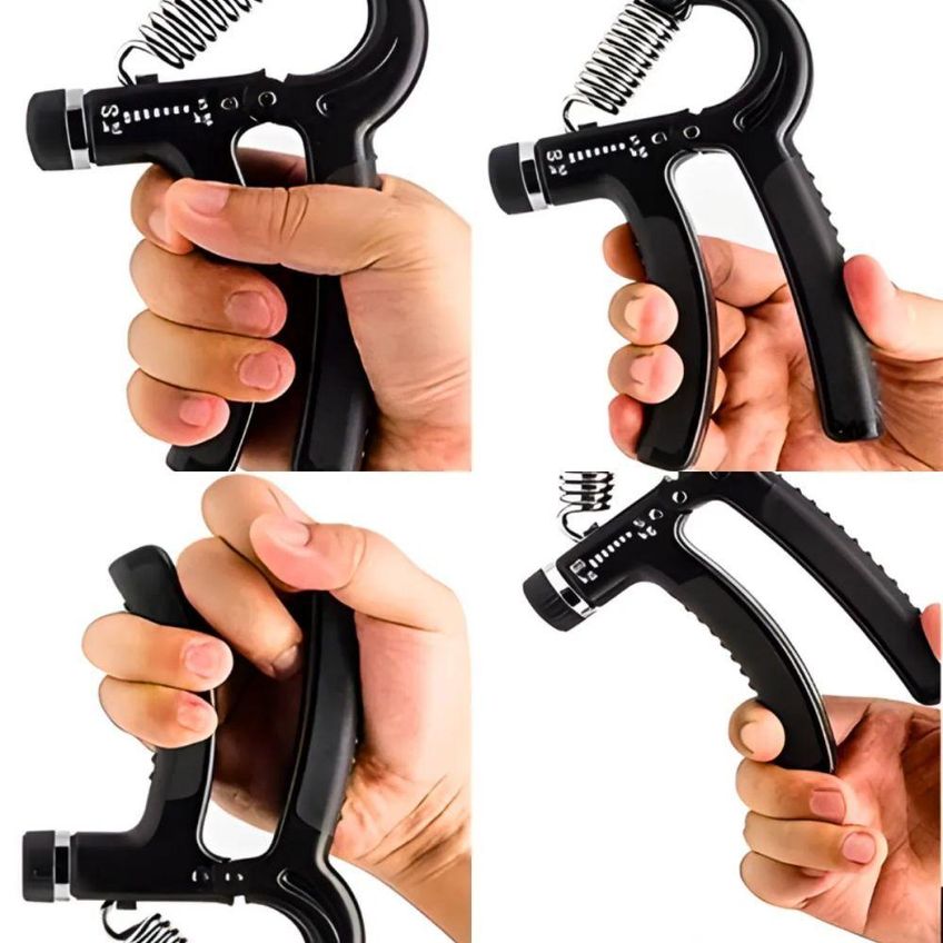 Hand Grip Ajustável Para Fortalecimento De Mãos Punho Dedos E Antebraço Portátil Fitness Utimix - imagem 2