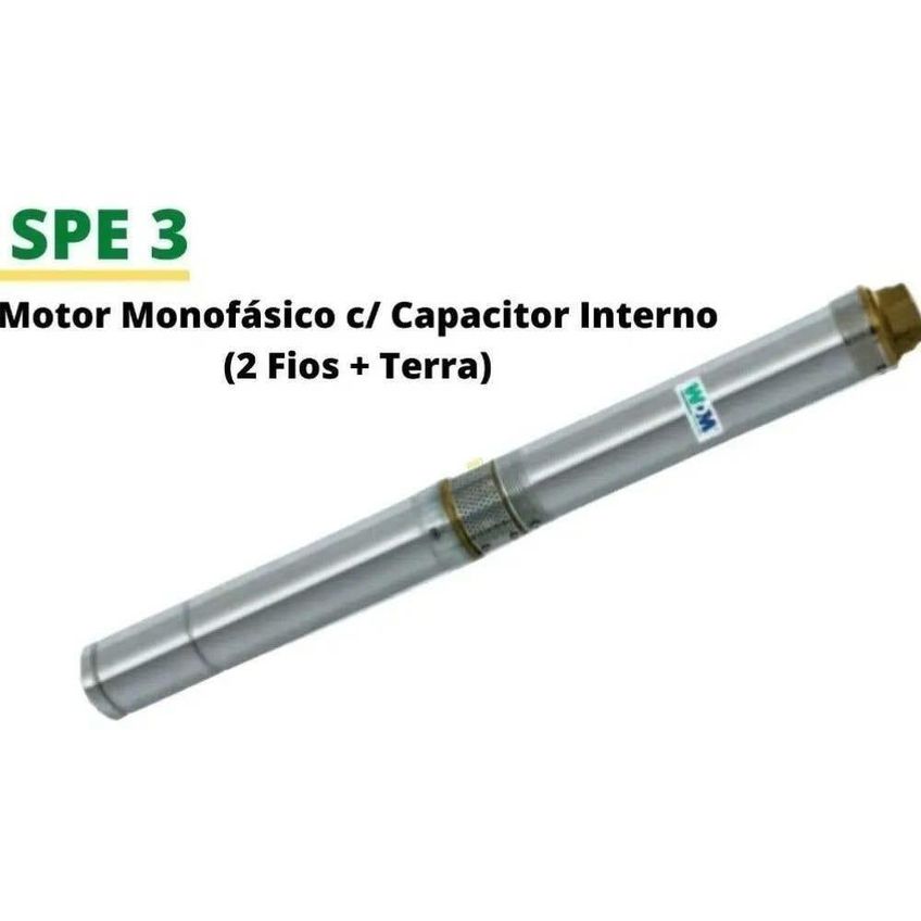 Bomba Submersível 3SPE-05 M2F 0,5 CV 10 Estágios IP68 220V - imagem 5