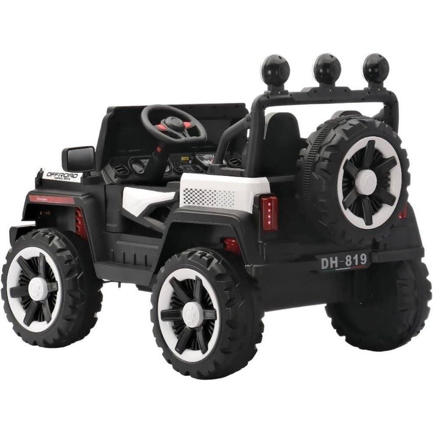 Quadriciclo Elétrico Infantil Jipe Blitzor 2422 12v Com Bluetooth Branco Bang Toys - imagem 4