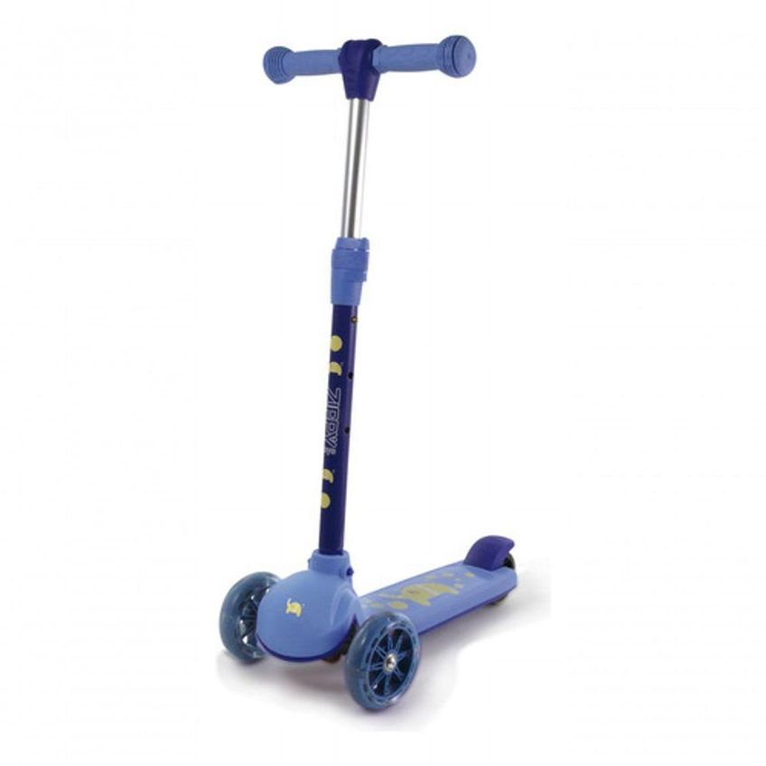 Patinete 3 Rodas Zippy Toys Com Altura Ajustável E Rodas Com Luzes De Led Rosa Premium Colchões - imagem 3