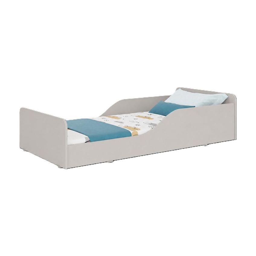 Cama Infantil Montessoriana 100% MDF Para Colchão 150x70cm Multimóveis 2379 Off White - imagem 2