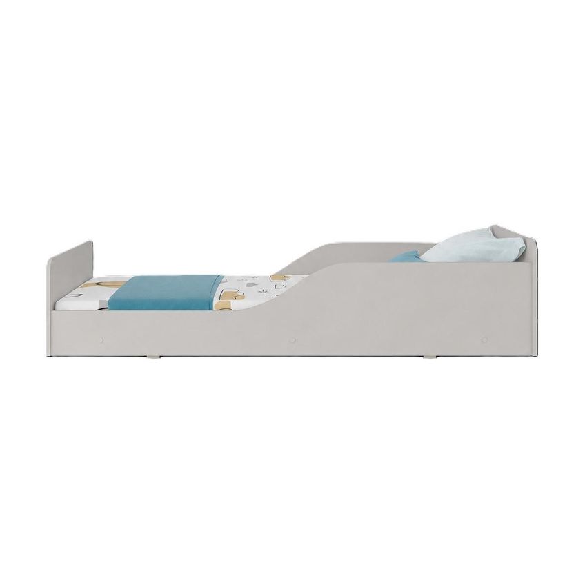 Cama Infantil Montessoriana 100% MDF Para Colchão 150x70cm Multimóveis 2379 Off White - imagem 5