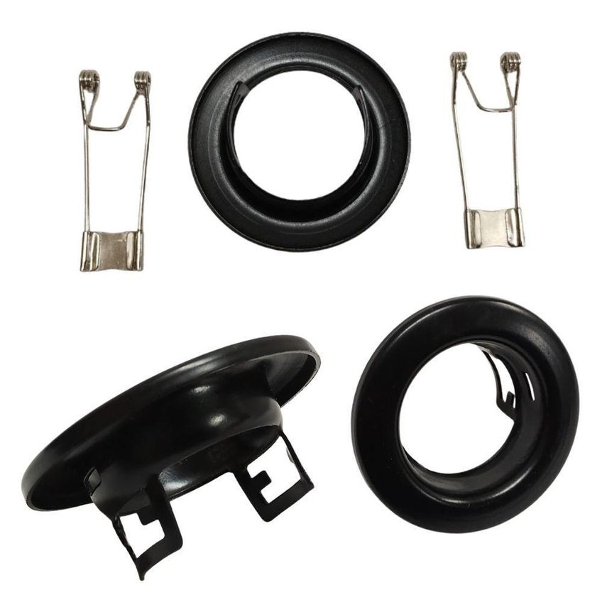 Kit Spot + Lâmpada Mini Redondo De Embutir (fixo) Iluminação Direcionada Preto Decorshop 50w - imagem 4