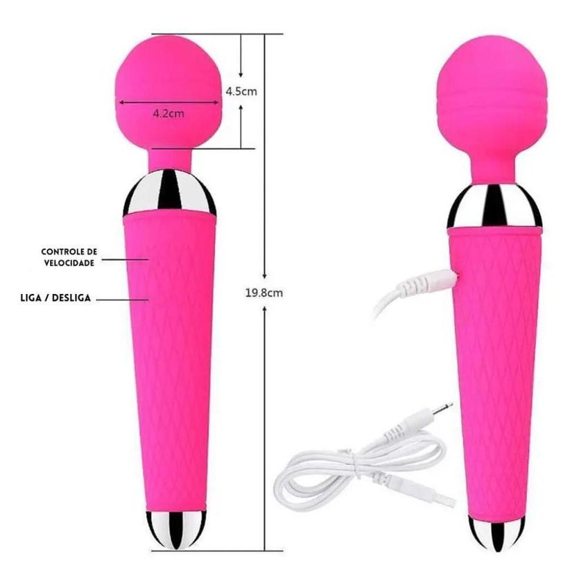 Vibrador Feminino Massageador Clitoriano Silicone Rosa Recarregável Vibração Silenciosa Utimix - imagem 4