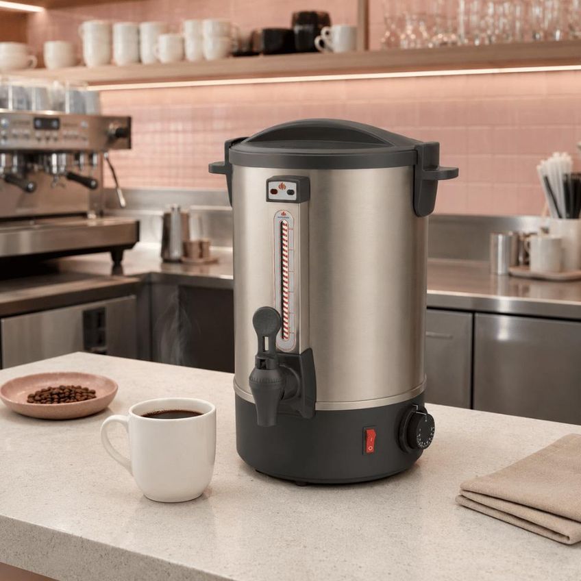 Cafeteira Automatica Eletrica Para Café Passado 8l Inox Prc-08 127v Progás - imagem 2