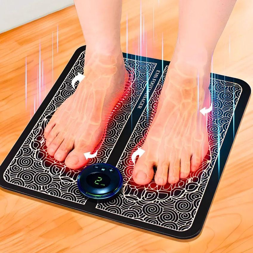 Massageador Elétrico Para Pés E Pernas EMS Magnético Relaxante Alívio De Dores Circulação - imagem 5