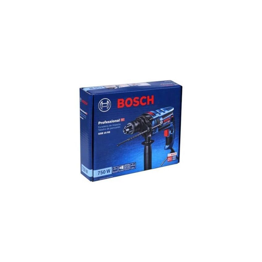Furadeira de Impacto Bosch Profissional GSB 16 RE 750W Preto 220V - imagem 4