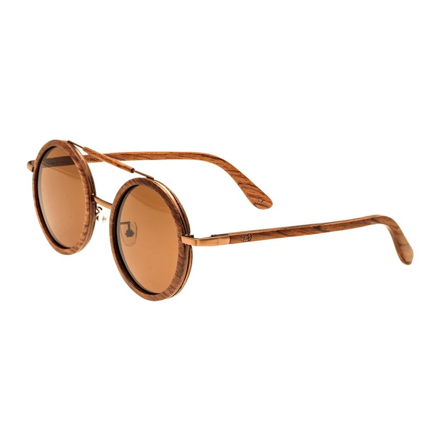 Óculos De Sol Earth Wood 50mm Lentes Marrons Polarizadas - imagem 2