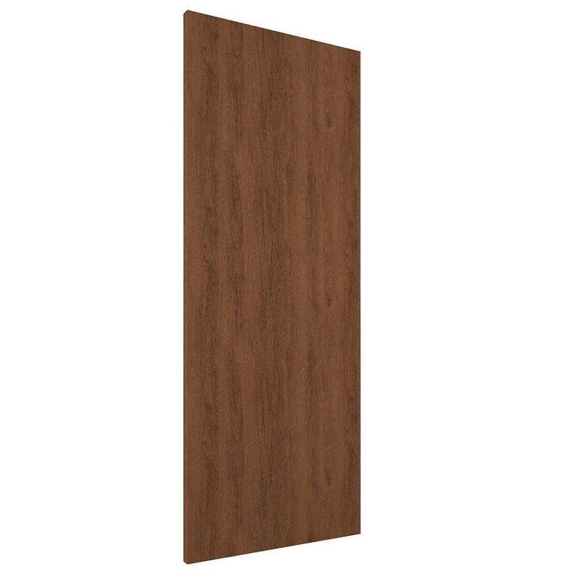 Porta Interna Lisa De Abrir Com 2 Folhas 210cm X 90cm MDF Imbuia Ravilar - imagem 5