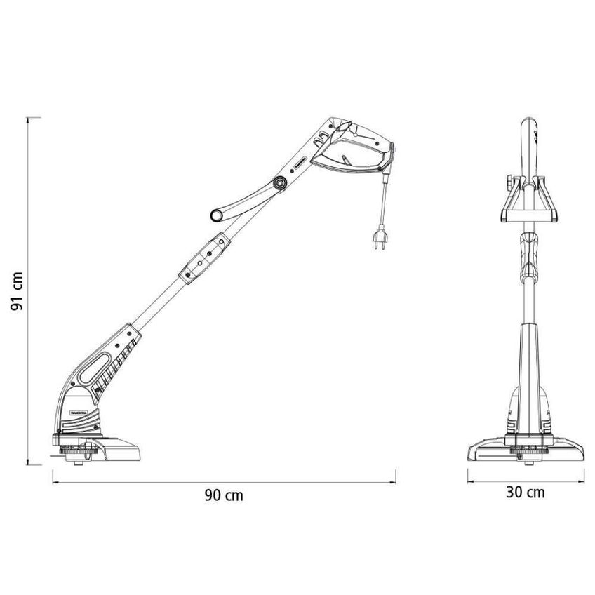 Aparador Tramontina APB1600T Bipartido Corte 28cm 1500W Jardim Elétrico Com Fio 220V - imagem 5