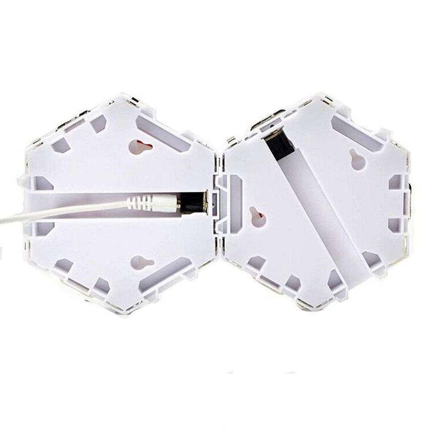 Lâmpada Luminária Led Modular Luminária Quântica 5 Led Hexagonal Touch Com Luz De Parede Sensível - imagem 4
