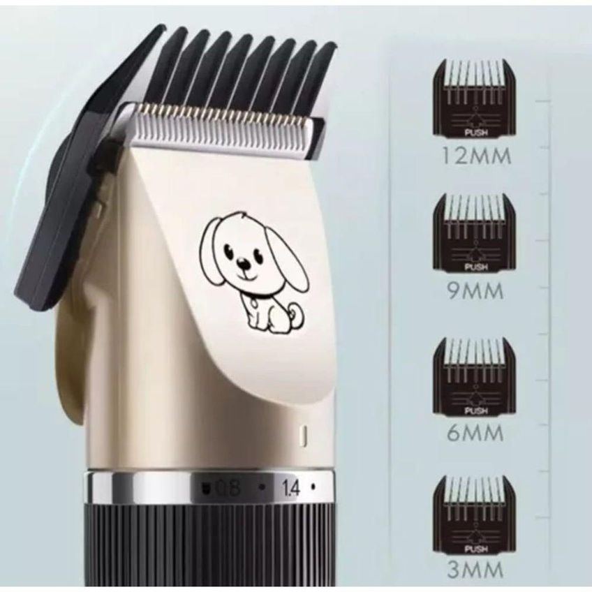 Máquina De Tosa Para Pets Utimix Aparador De Pelos Cães E Gatos Recarregável Lâmina Inox Sem Fio - imagem 4