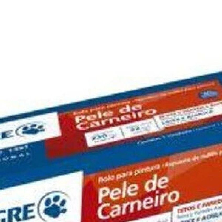 Rolo de Pintura Rolo de Lã de Carneiro Premium Uso em Superfícies Rugosas 23cm Tigre - imagem 5