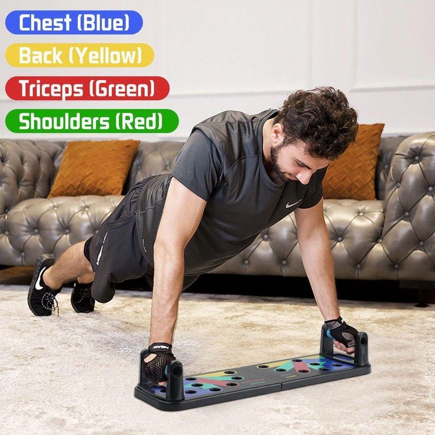 Prancha Para Flexão De Braço Treino De Resistência Com Alças Rotativas Premium Colchões - imagem 3