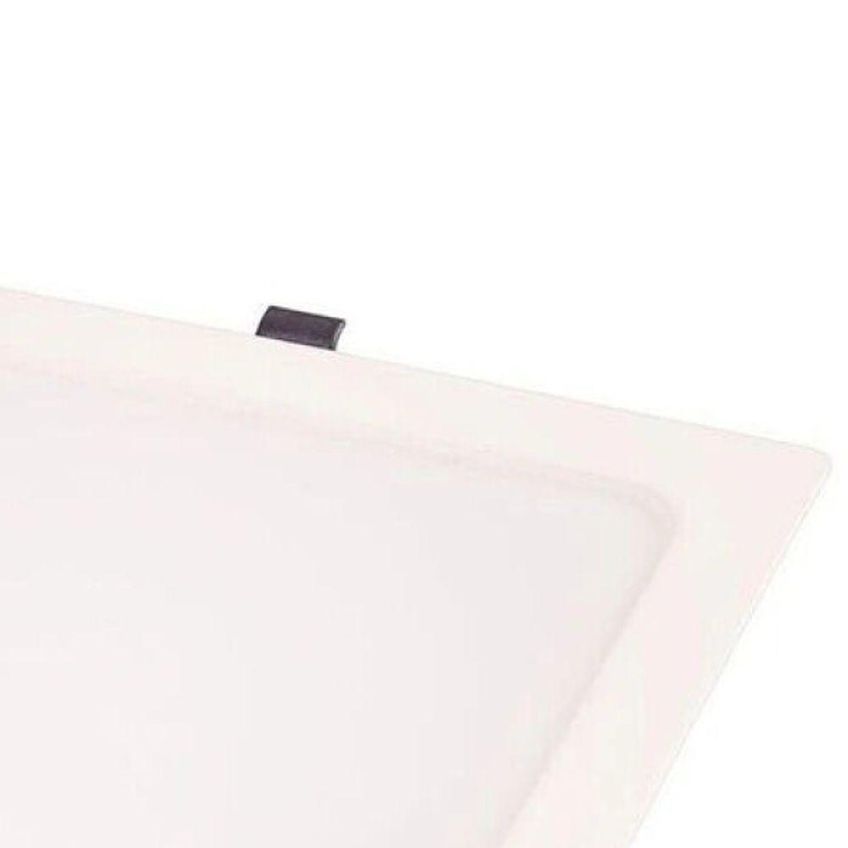 Plafon Led Quadrado De Embutir Slim 1500lm 18w Bivolt 3000k Amarelo Tramontina - imagem 5