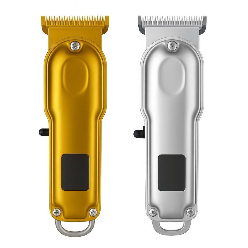 Máquina De Acabamento Utimix Jt-8671 Profissional Lâmina Aço Inoxidável Recarregável Dourado - imagem 4