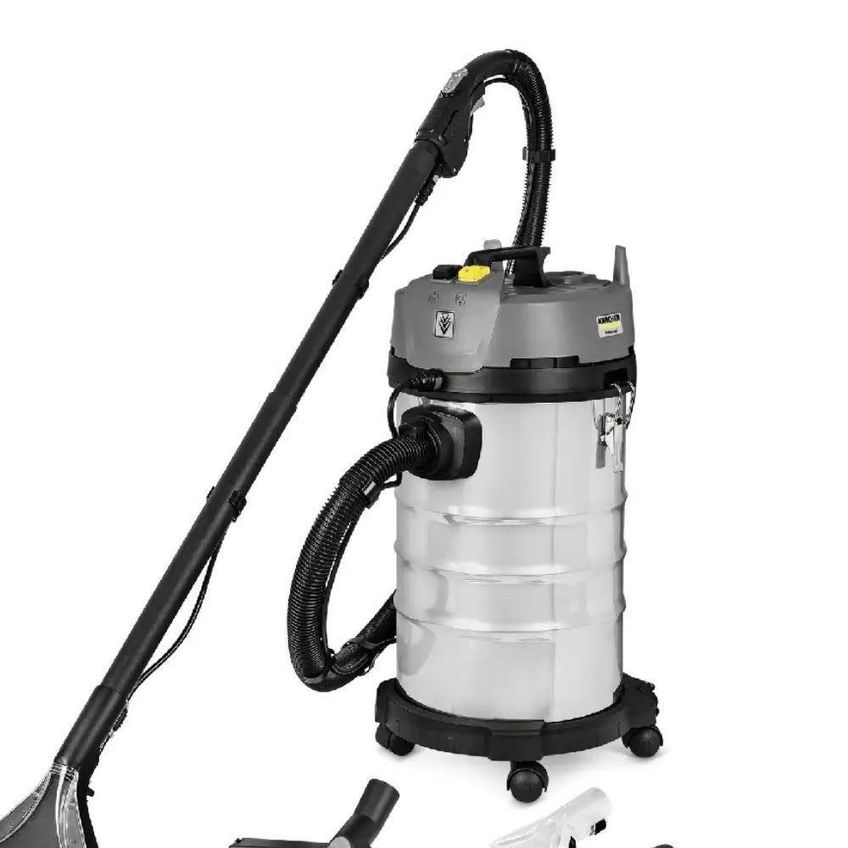 Aspirador E Extrator Puzzi 4-30 Classic 1700w 5 Funções Em 1 Prata 30l 220v Com Detergente Karcher - imagem 4
