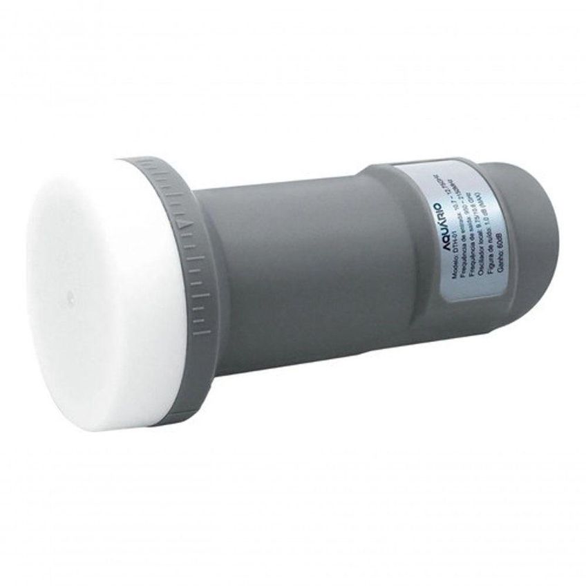 LNBF Aquário LNBF Universal Parabólica Digital Banda KU 1 Saída para Antena Offset - imagem 3