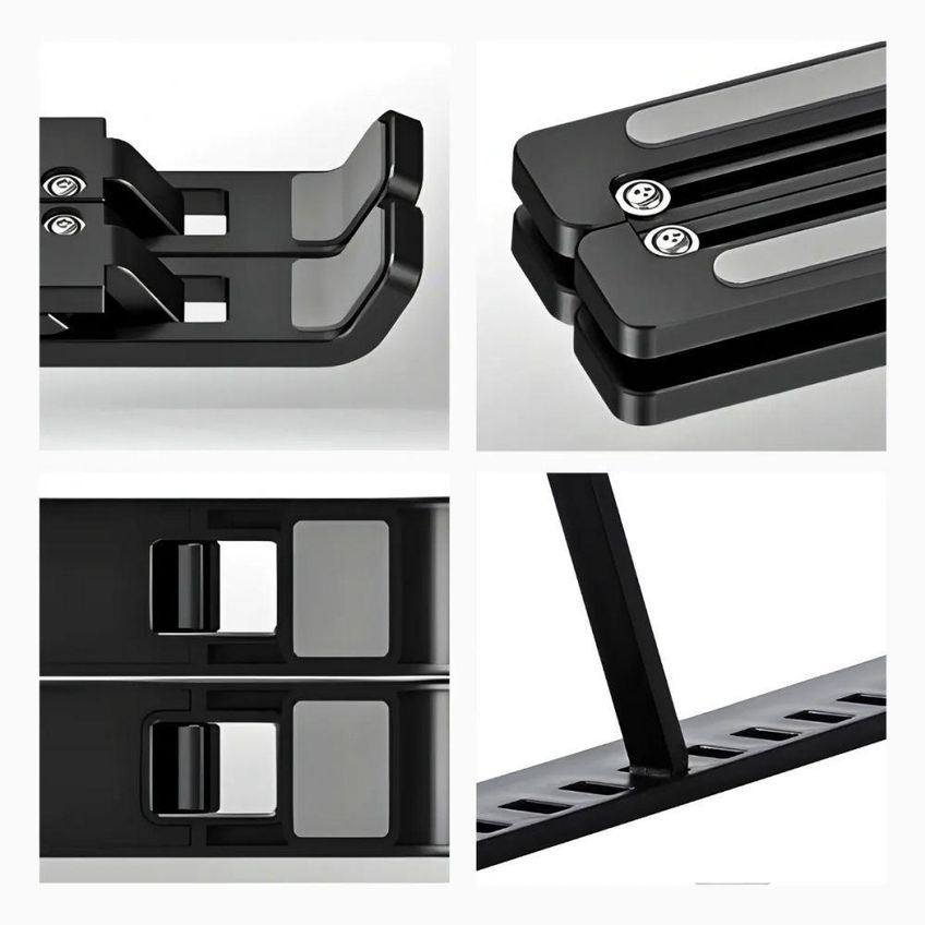Suporte Para Notebook Ajustável Em Altura Ergonômico Dobrável Universal Utimix - imagem 3