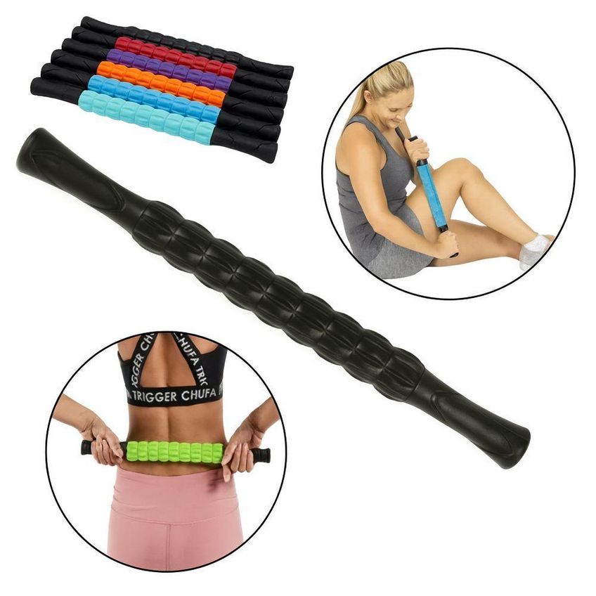 Conjunto De Yoga 5 Peças Para Alongamento Flexibilidade Pilates Com Faixa Elástica Roda Bloco E Alça - imagem 4