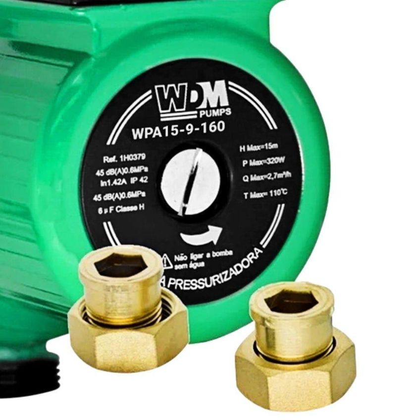 Bomba Pressurizadora WPA 15-9-160 120W 220V 3/4 BSP - imagem 5