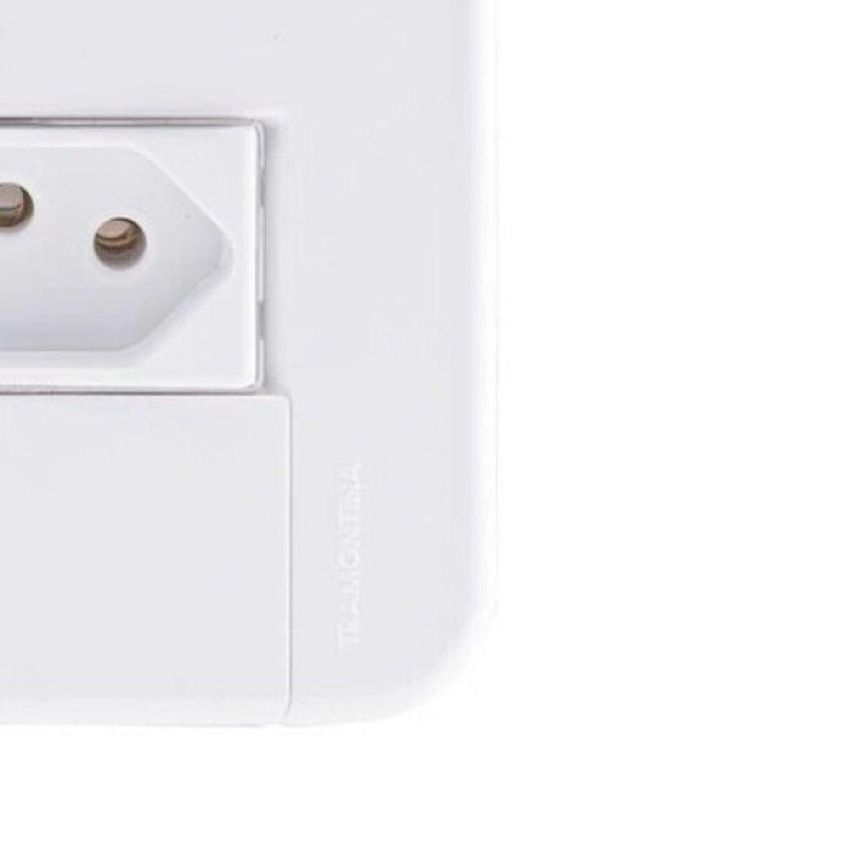 Conjunto De Interruptor E Tomada 4x2 Com 1 Interruptor Simples + 1 Tomada 2p+t 20a 250v Bivolt - imagem 4