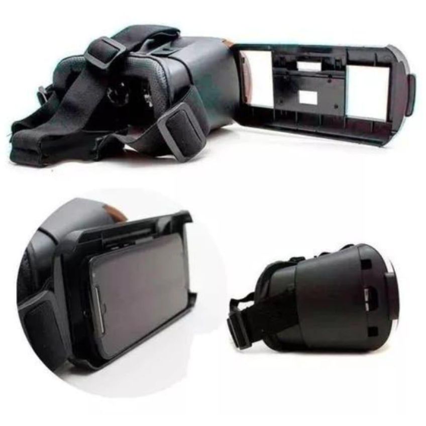 Óculos De Realidade Virtual Utimix Vr Box 2.0 Compatível Com Celular Até 6 Polegadas 3d Branco - imagem 5