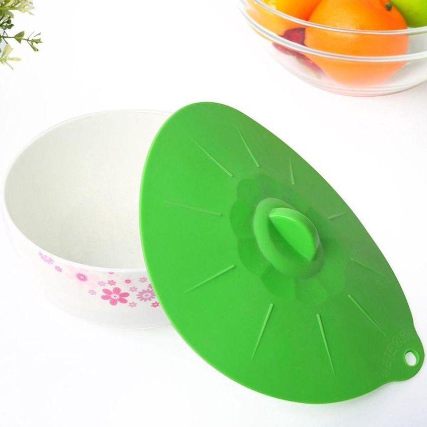 Kit Tampas Silicone Sucção 4 Peças A Vácuo Para Cozinhar E Guardar Alimentos Transparente - imagem 4
