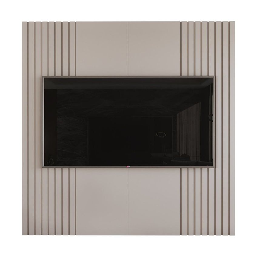 Painel Sierra 1.8 Para TV Até 75 Polegadas Com Ripado Real Fendi - imagem 2