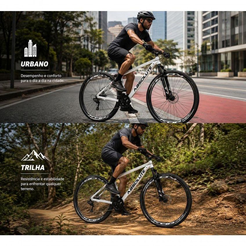 Bicicleta Nero 6 Mountain Bike Aro 29 Alumínio 24 Marchas Absolute - imagem 3