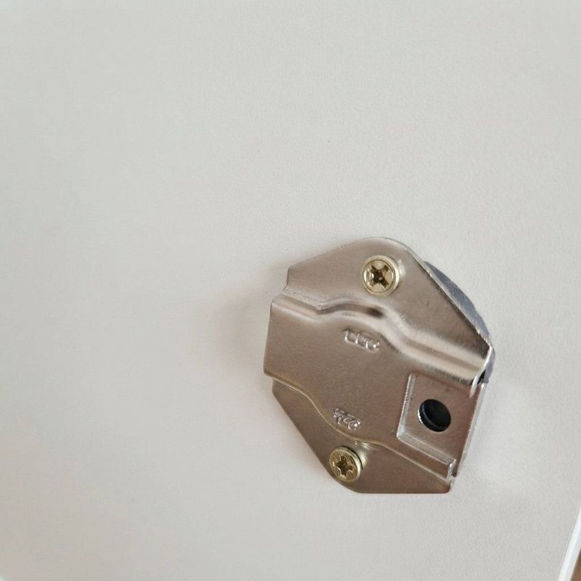 Armário Locker 4 Portas Com Chave Multiuso Academia Escritório E Vestiário ME4204 Branco Branco - imagem 5