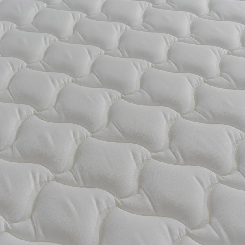 Cama Box Solteiro New Moon Molas Ensacadas Tecido Courino Cinza King House - imagem 3