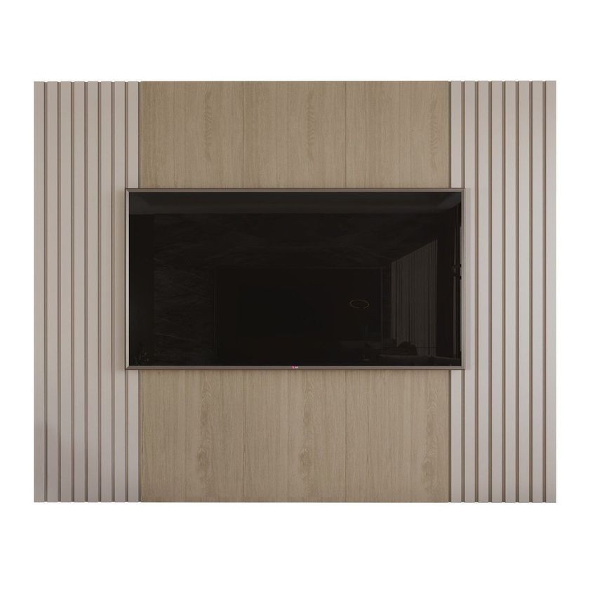 Painel Sierra 2.2 Para TV Até 84 Polegadas Com Ripado Real Hanover / Fendi - imagem 2