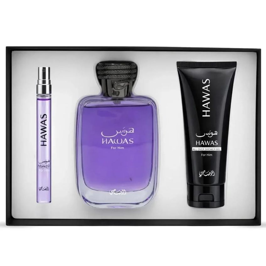 Kit De Presente De Perfume Rasasi Hawas Men Eau De Parfum 100 Ml - imagem 3