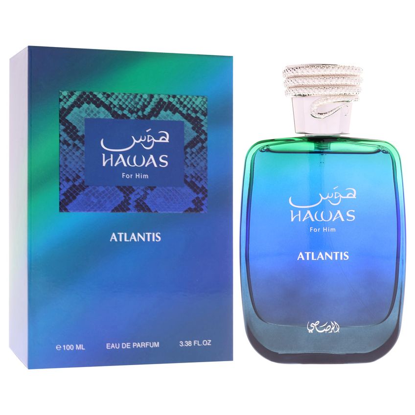 Kit De Perfume Rasasi Hawas Ice 100 ml + 10 ml + 60 ml - imagem 3