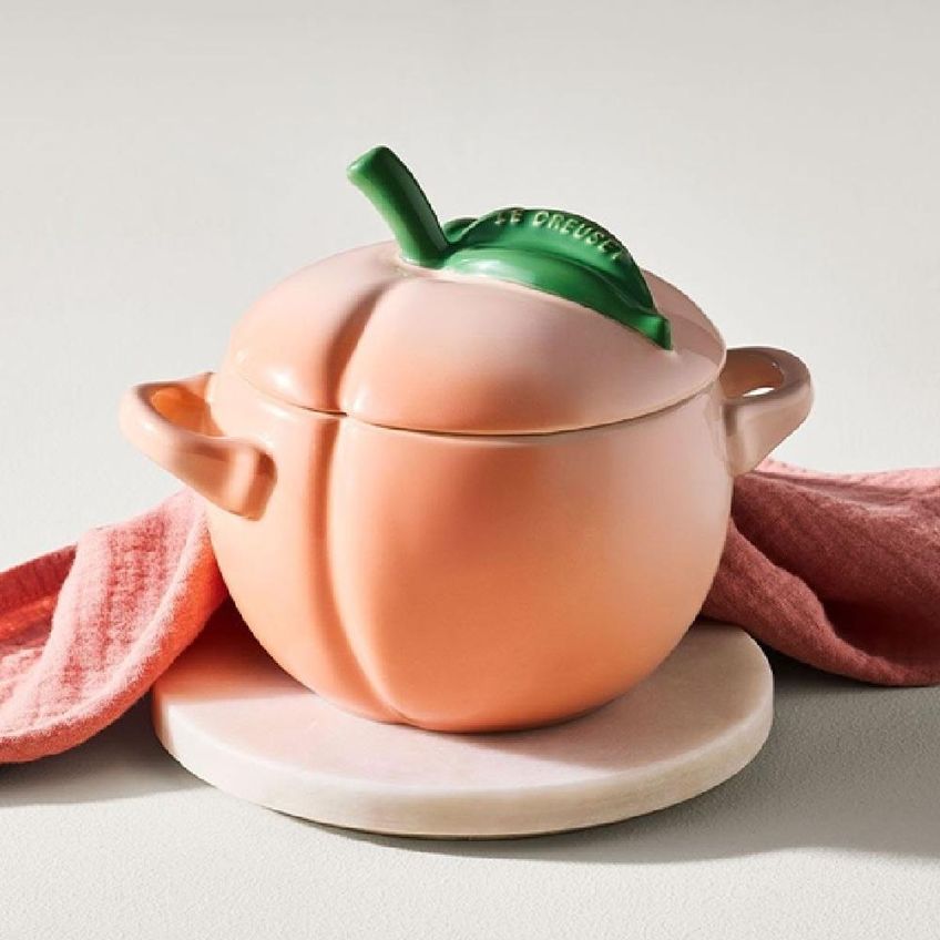 Mini Cocotte Le Creuset Fruits 580ml Pêssego Em Cerâmica Peche 81933584230030 - imagem 5