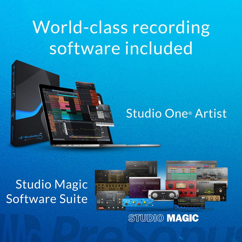 Kit De Gravação Presonus Audiobox 96 25th Anniversary Studio - imagem 3
