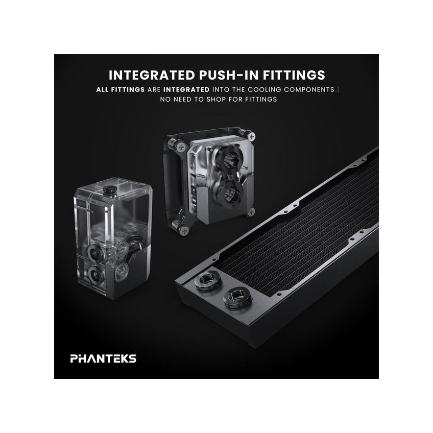 Kit De Resfriamento Líquido Phanteks Glacier Ez-fit 360 Preto - imagem 2