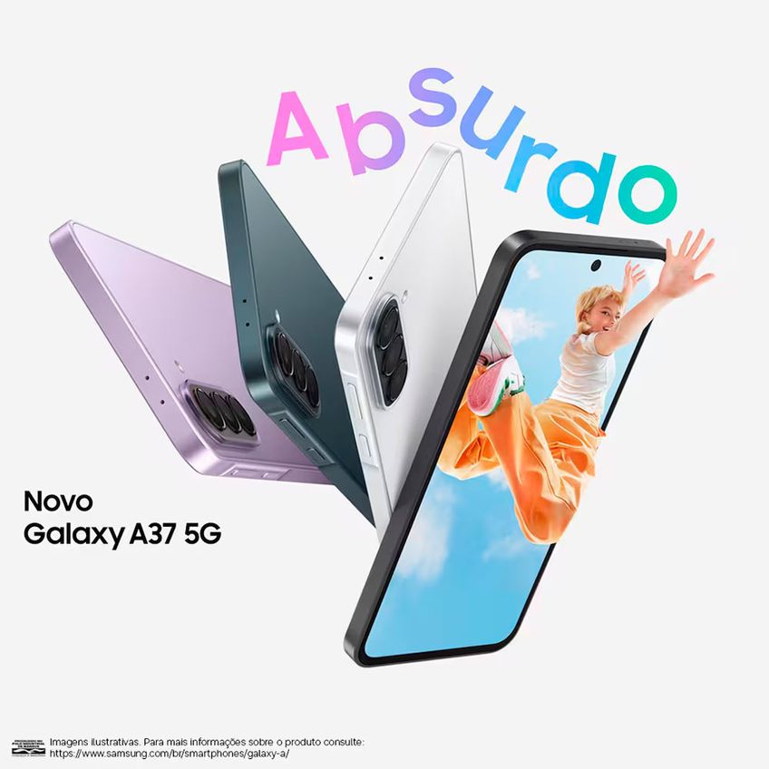 Smartphone Galaxy A37 5G Tela 6.7 256GB E Fone De Ouvido Buds Core Samsung - imagem 3