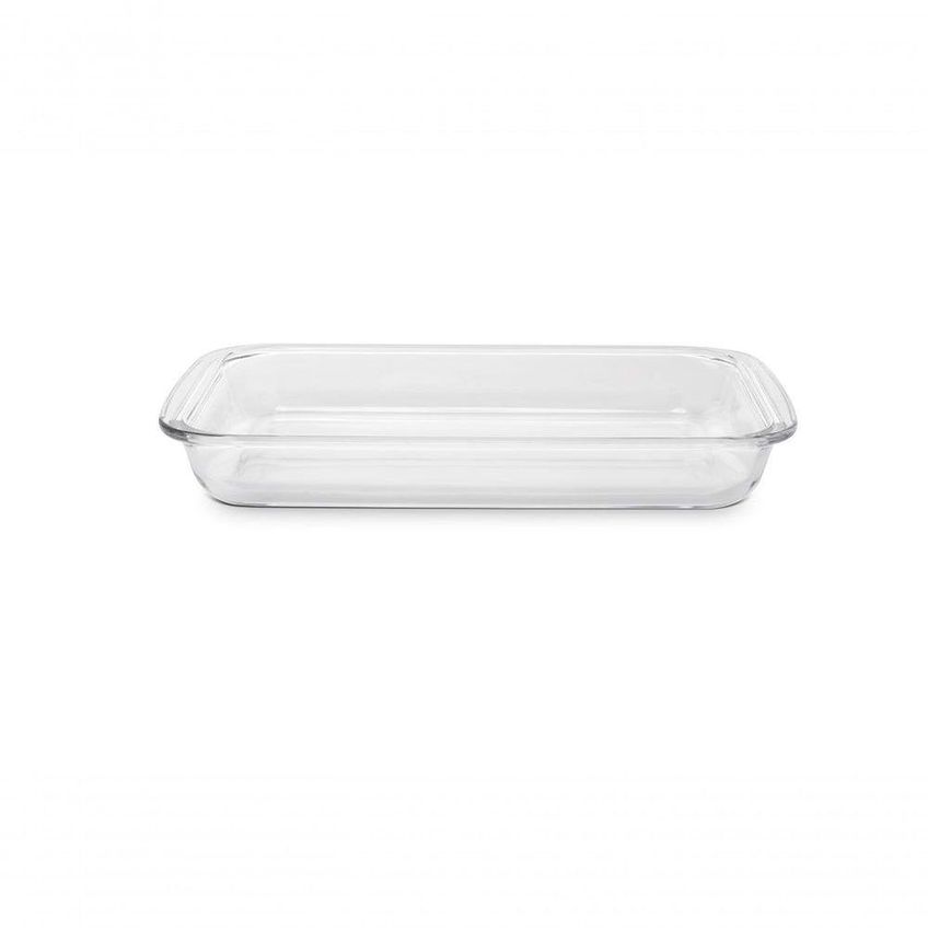 Assadeira De Vidro Retangular Cheff Com Tampa Para Forno E Micro-ondas Vermelho Brinox 3l - imagem 3