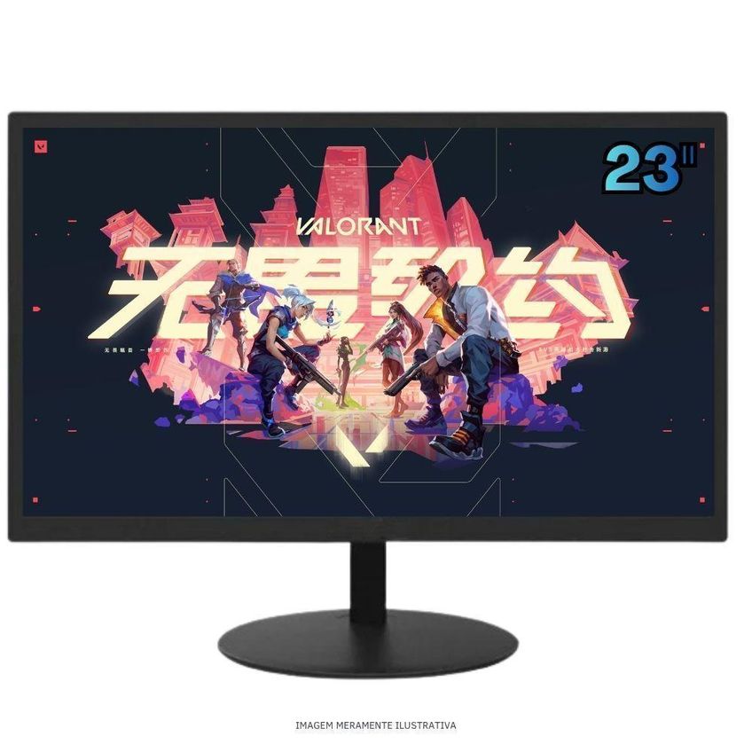Computador Gamer Tob Computers A320 Ryzen 3 3200g 8gb Ddr4 Ssd 240gb 23" Full Hd Preto - imagem 3