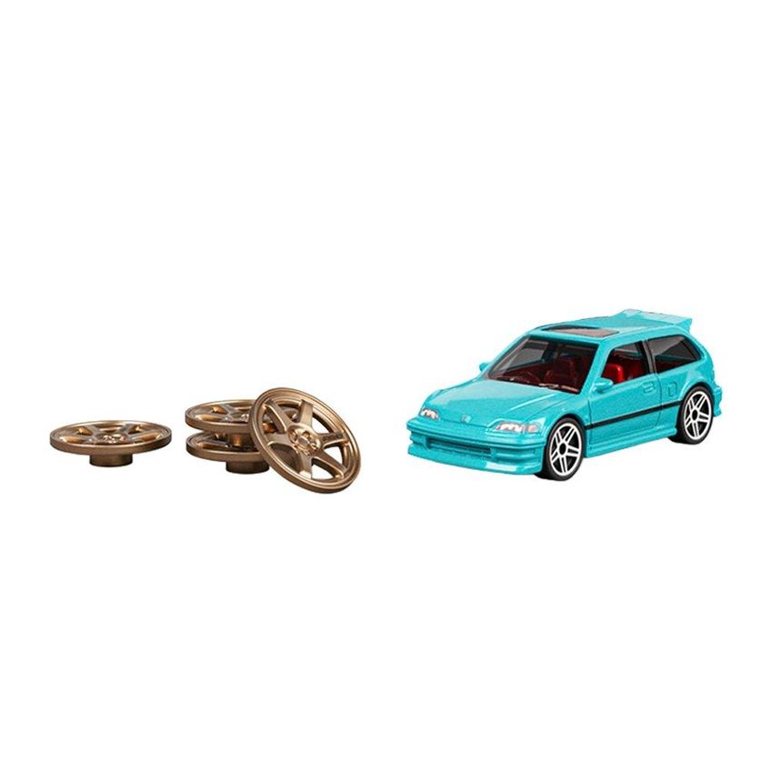 Jogo De Construção Mattel Brick Shop Hot Wheels Speed '90 Honda Civic Ef Jhf62 - imagem 3