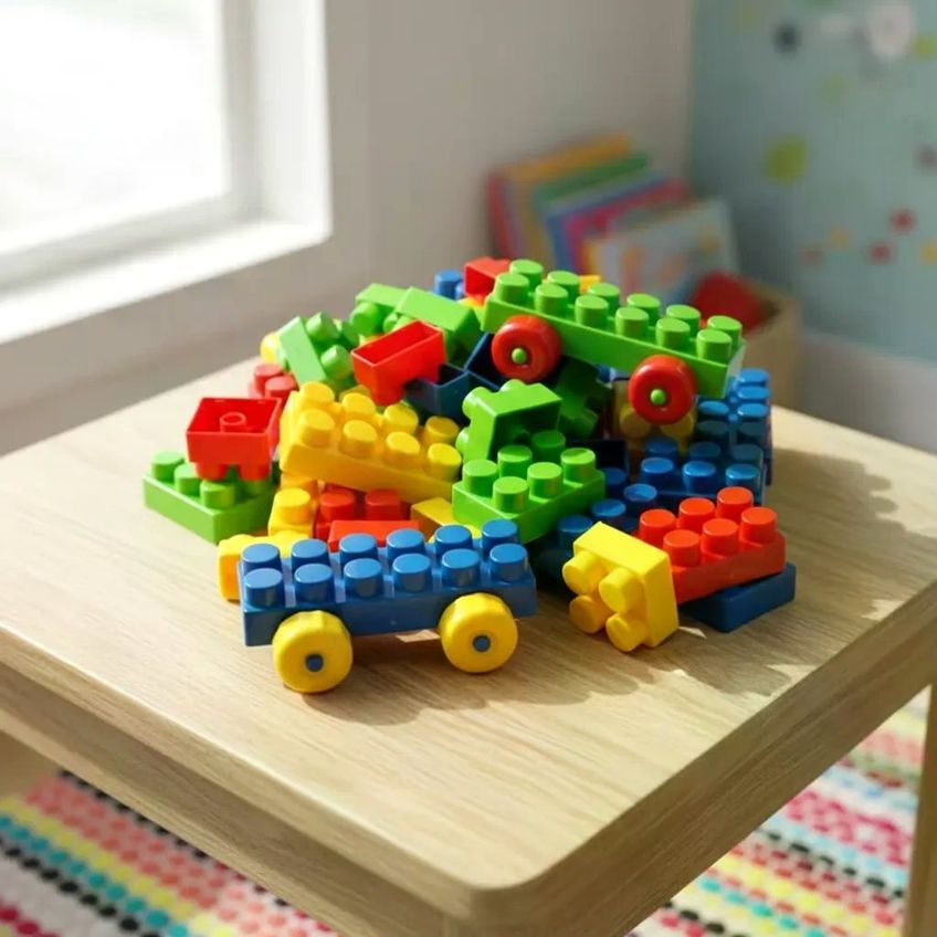 Kit Criativo Bloco De Montar 27 Peças Com 16 Mini Dinossauros - imagem 4