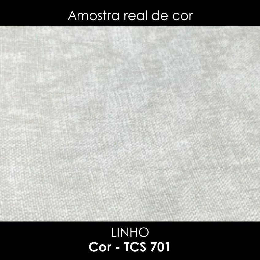 Sofá Living Capitonê 2 Lugares Milano 188 Cm Pé Madeira Linho TCS 701 Moll - imagem 4