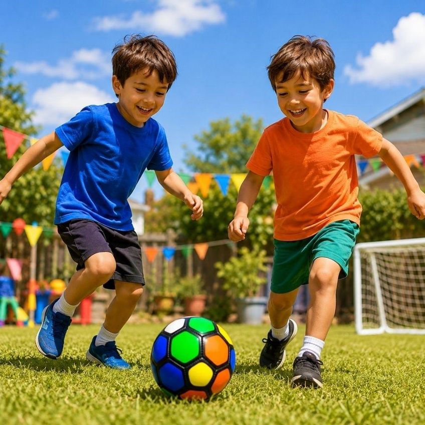 Bola Infantil Em PVC N5 Para Recreação E Brincadeiras Colorida - imagem 4