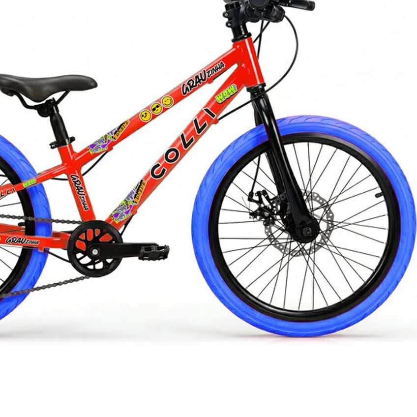 Bicicleta Colli Grauzinha Aro 20 Freio À Disco - imagem 3