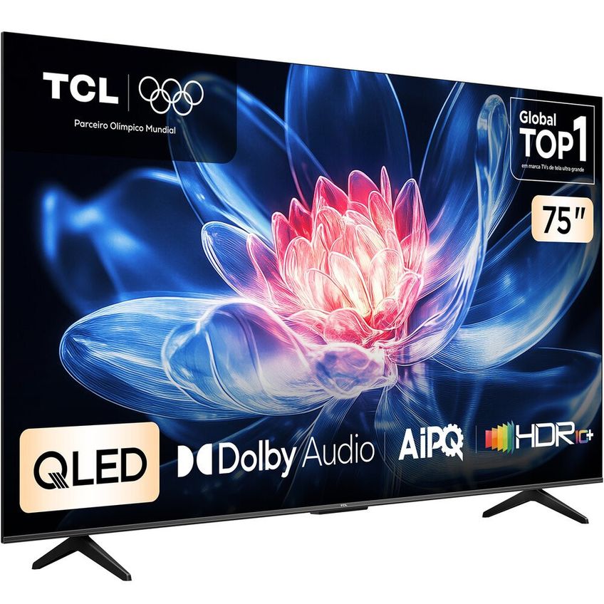 Smart TV 75T6C 75 Polegadas 4K UHD QLED Google TV TCL - imagem 2