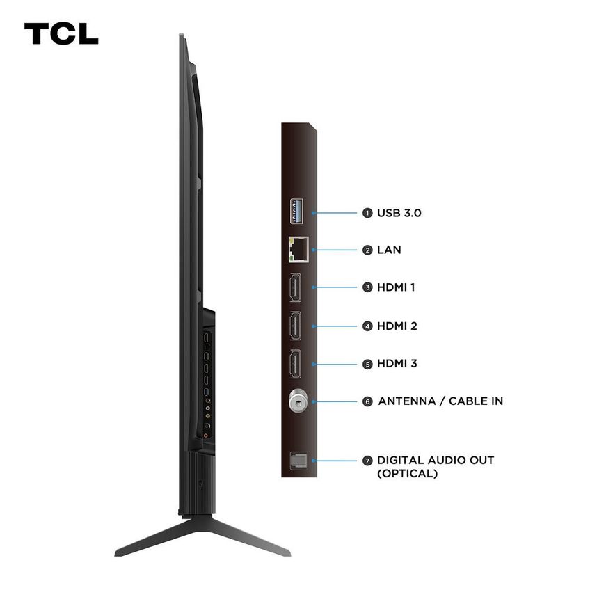 Smart TV 75T6C 75 Polegadas 4K UHD QLED Google TV TCL - imagem 4