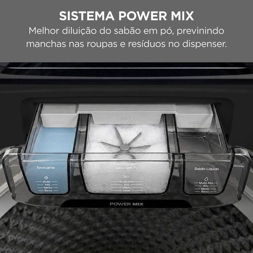 Lavadora De Roupas Midea 14kg Wave Agitador Branca 127v (ma512w140a/wk04) - imagem 5