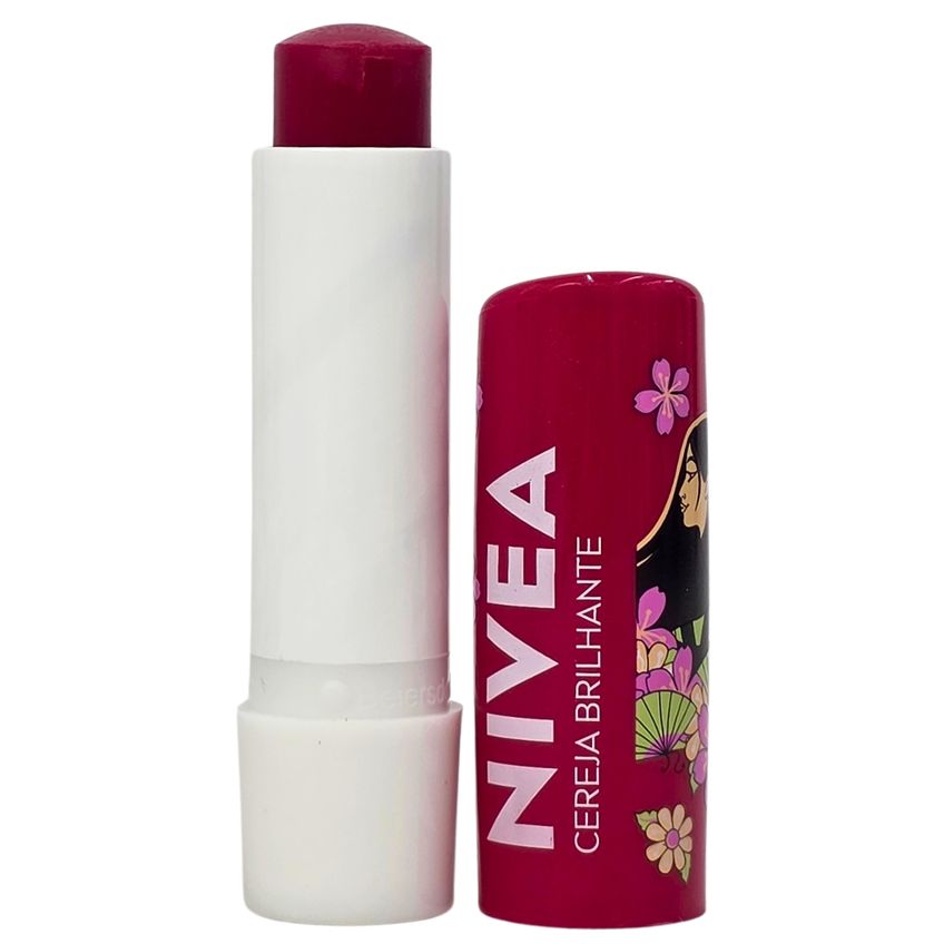 Hidratante Labial Nivea Mulan Disney Princesa Cereja Brilhante 4,8g - imagem 3
